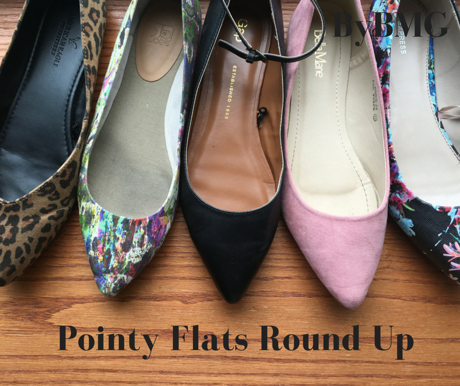bybmg My Shoe Collection Pointy Flats