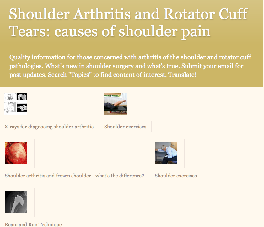 Shoulder Arthritis / Joint Replacement True anteroposterior xrays