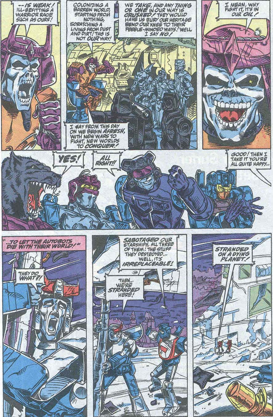 Read online The Transformers (1984) comic -  Issue #77 - 19