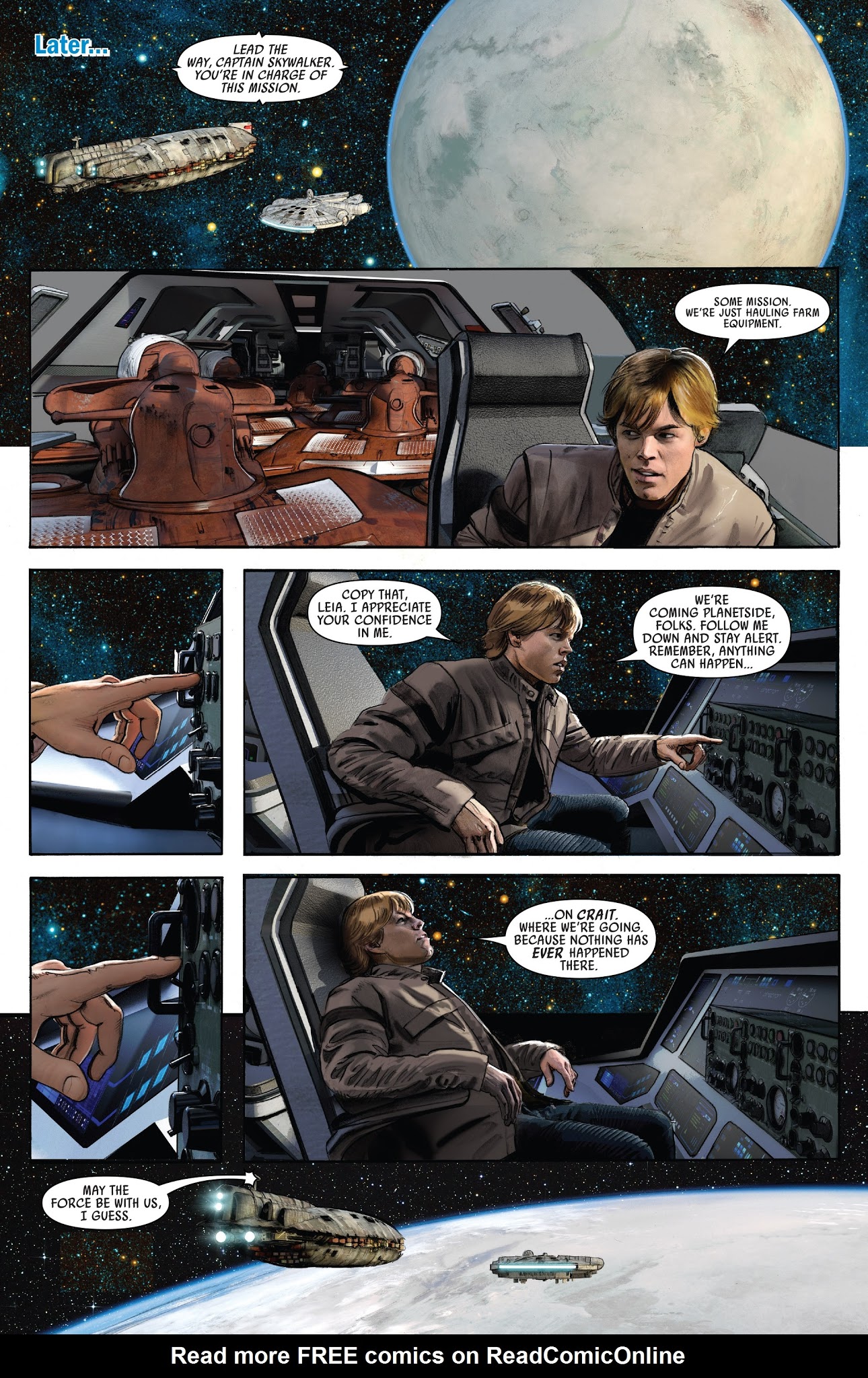 Read online Star Wars Episode VIII: The Last Jedi - Storms of Crait comic -  Issue # Full - 8