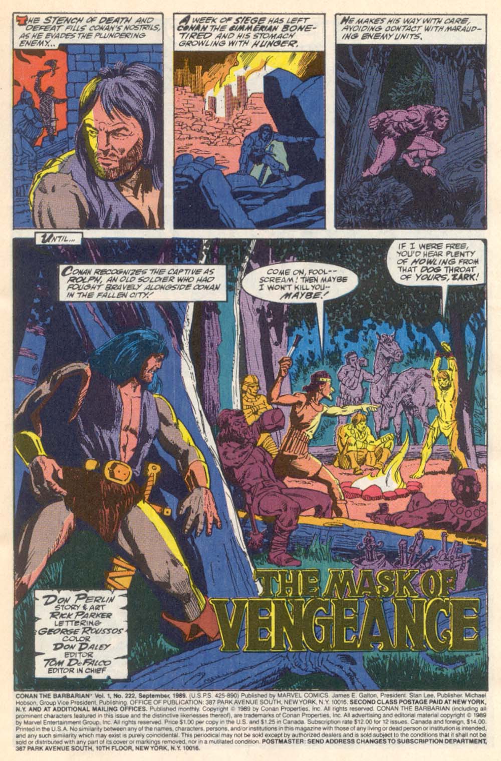 Read online Conan the Barbarian (1970) comic -  Issue #222 - 2