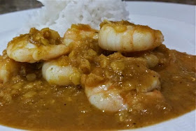 HOMEMADE PRAWN DHANSAK CURRY