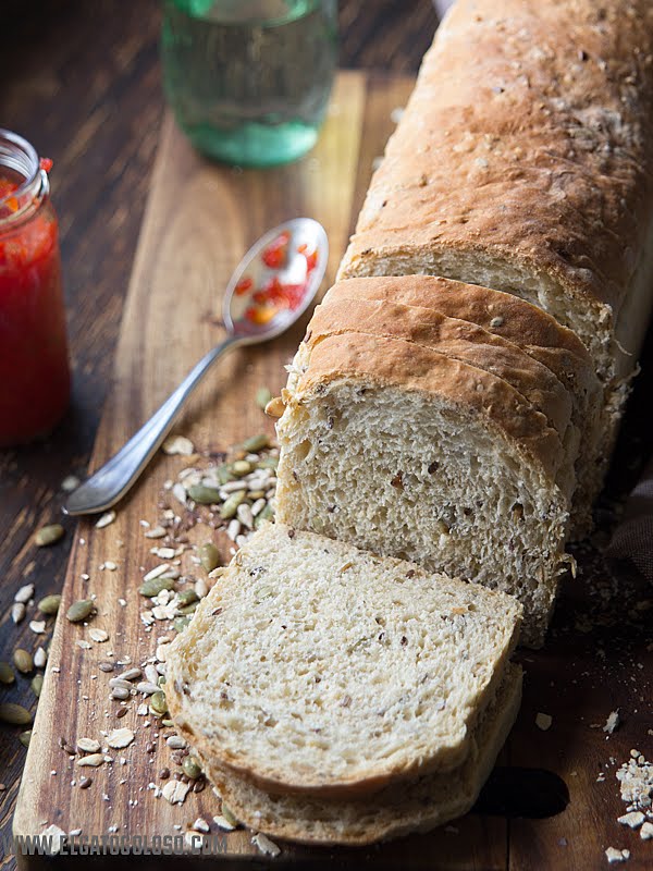 Pan de avena y semillas