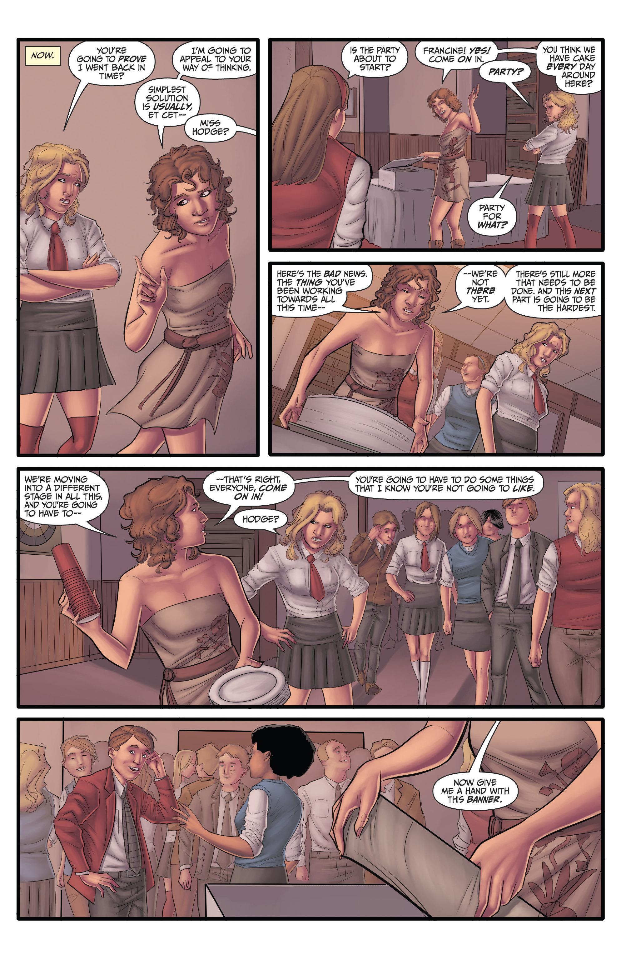 Read online Morning Glories comic -  Issue #39 - 22