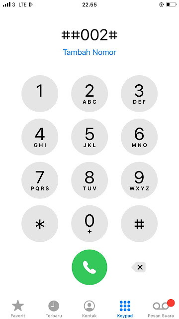 Cara Menghilangkan Logo Telefon Dikiri Atas  Pada IPHONE