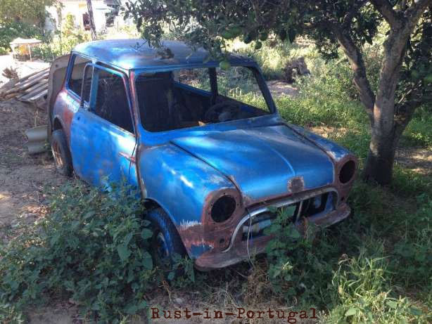 Rip Rust In Portugal 1962 Austin Mini 850 Super De Luxe