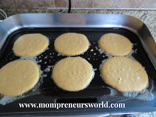Pumpkin Pancakes on the Grill