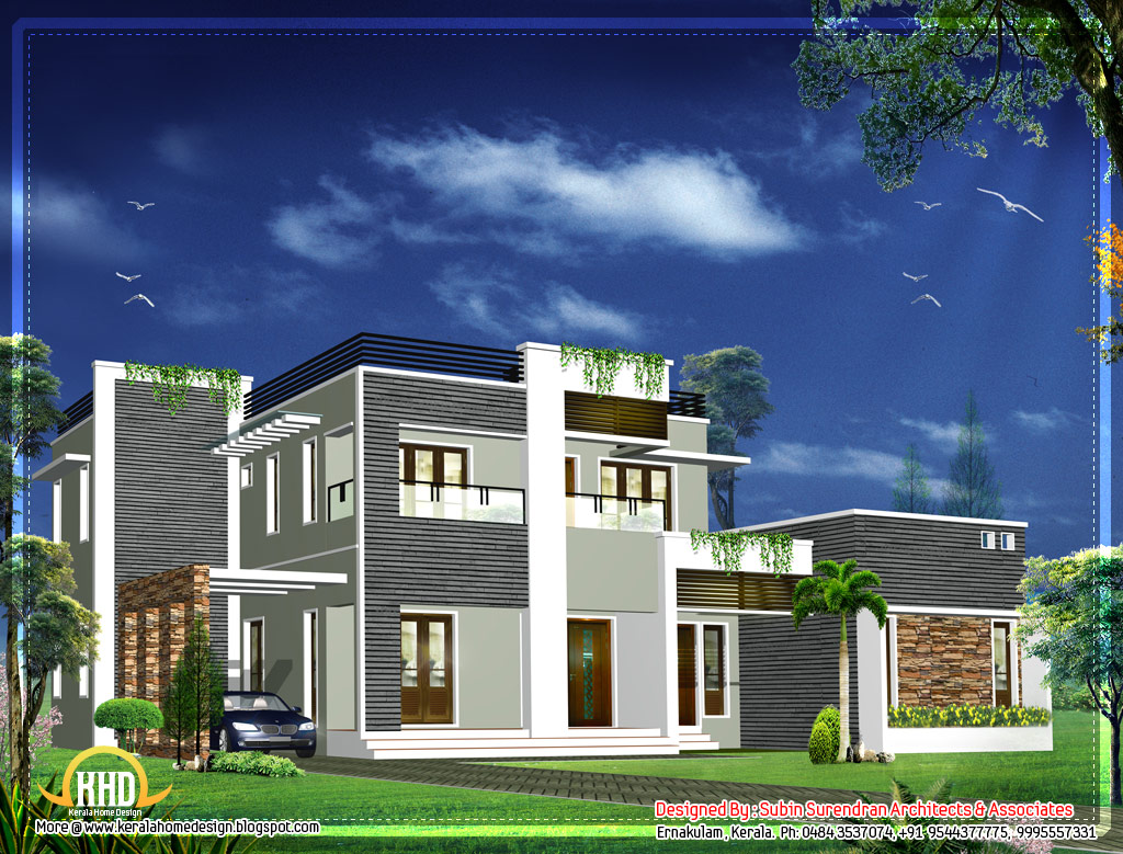 Modern Kerala home design  2012 Sq. Ft.  home appliance