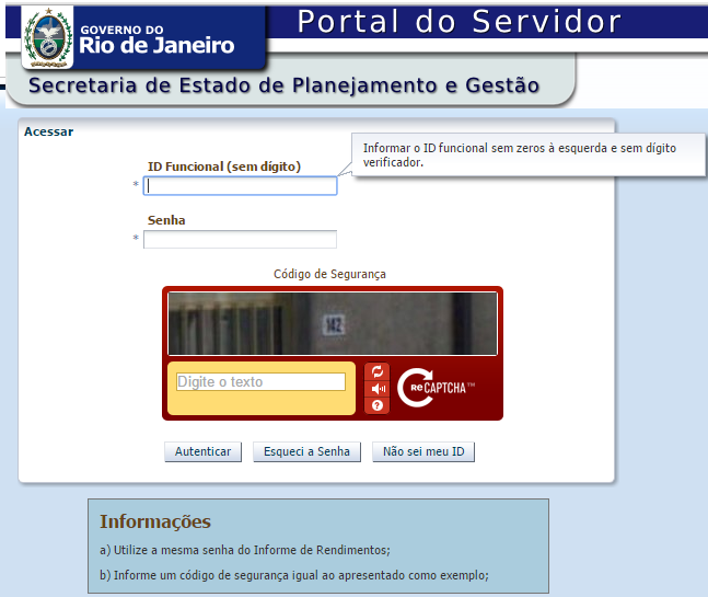Blog de Geografia Portal do Servidor RJ Consulta e emissão de contracheques Governo do