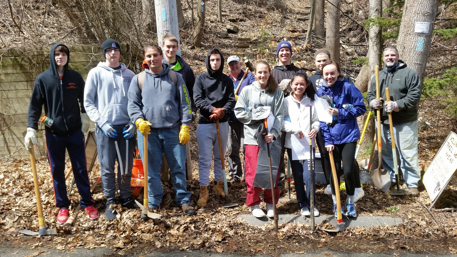 Shelton Trails Committee Spring Break Work Parties Part 1 Paugussett