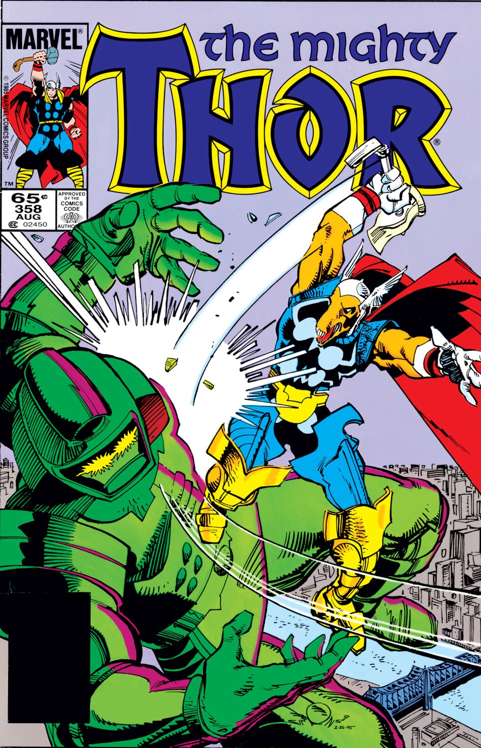 Read online Thor (1966) comic -  Issue #358 - 1
