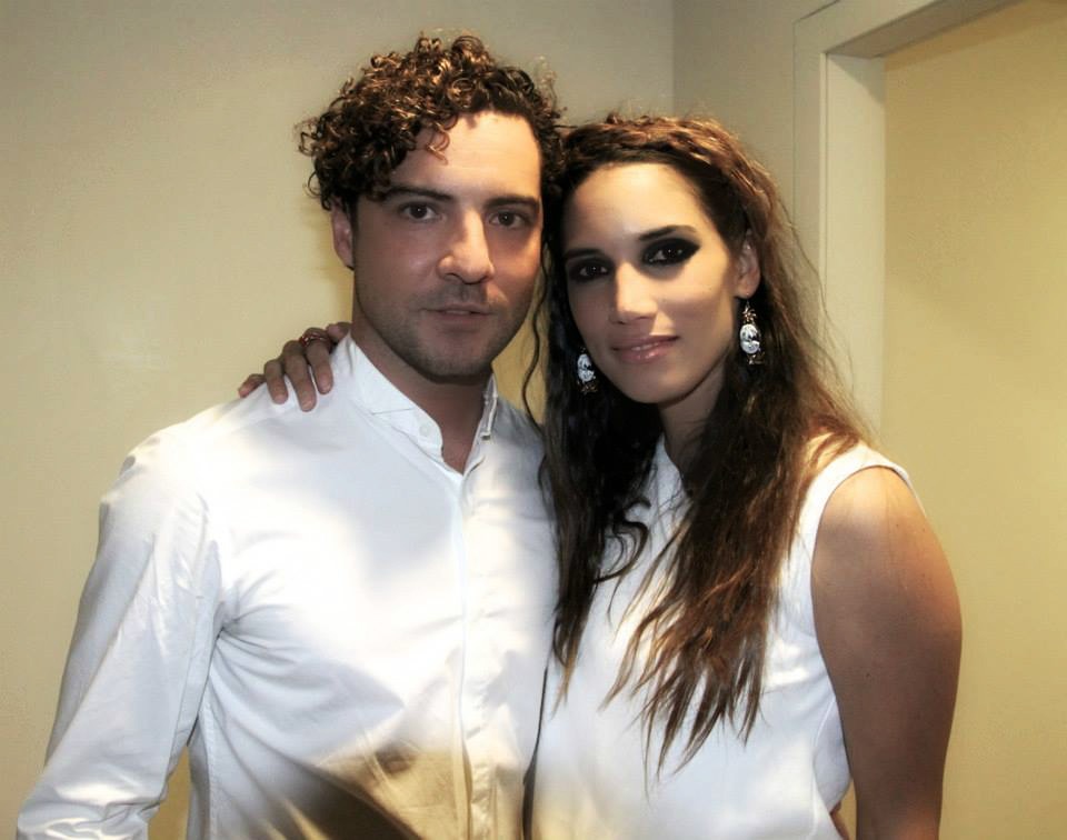 David Bisbal con India Martínez David Bisbal con India Martínez