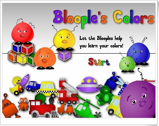 "Bloople's Colors" (Juego de Colores en Inglés)