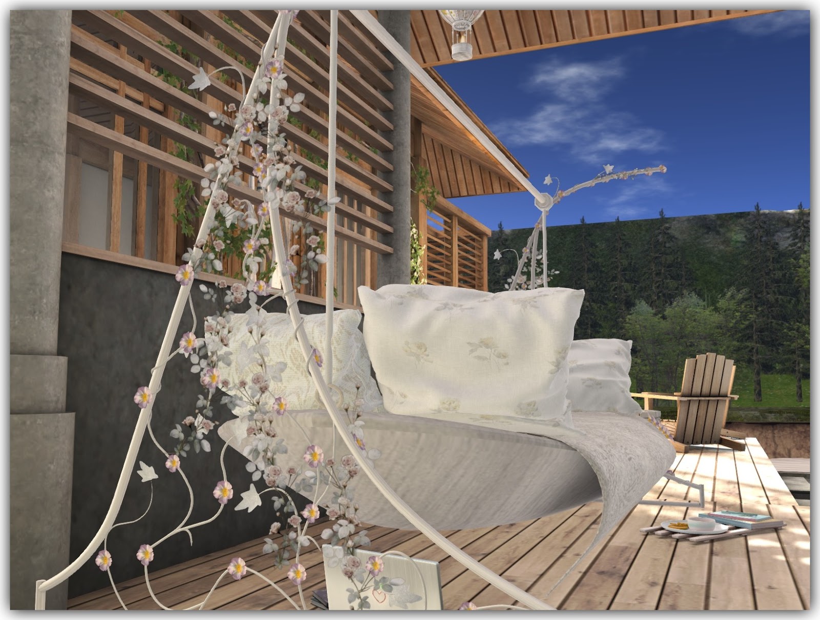 Abi Loves: .:Tm:.Creation The Whiteness Hanging Sofa