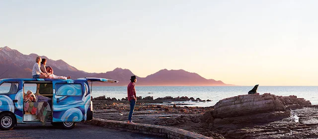 Montanhas de Kaikoura, Owhio Bay, na Nova Zelândia