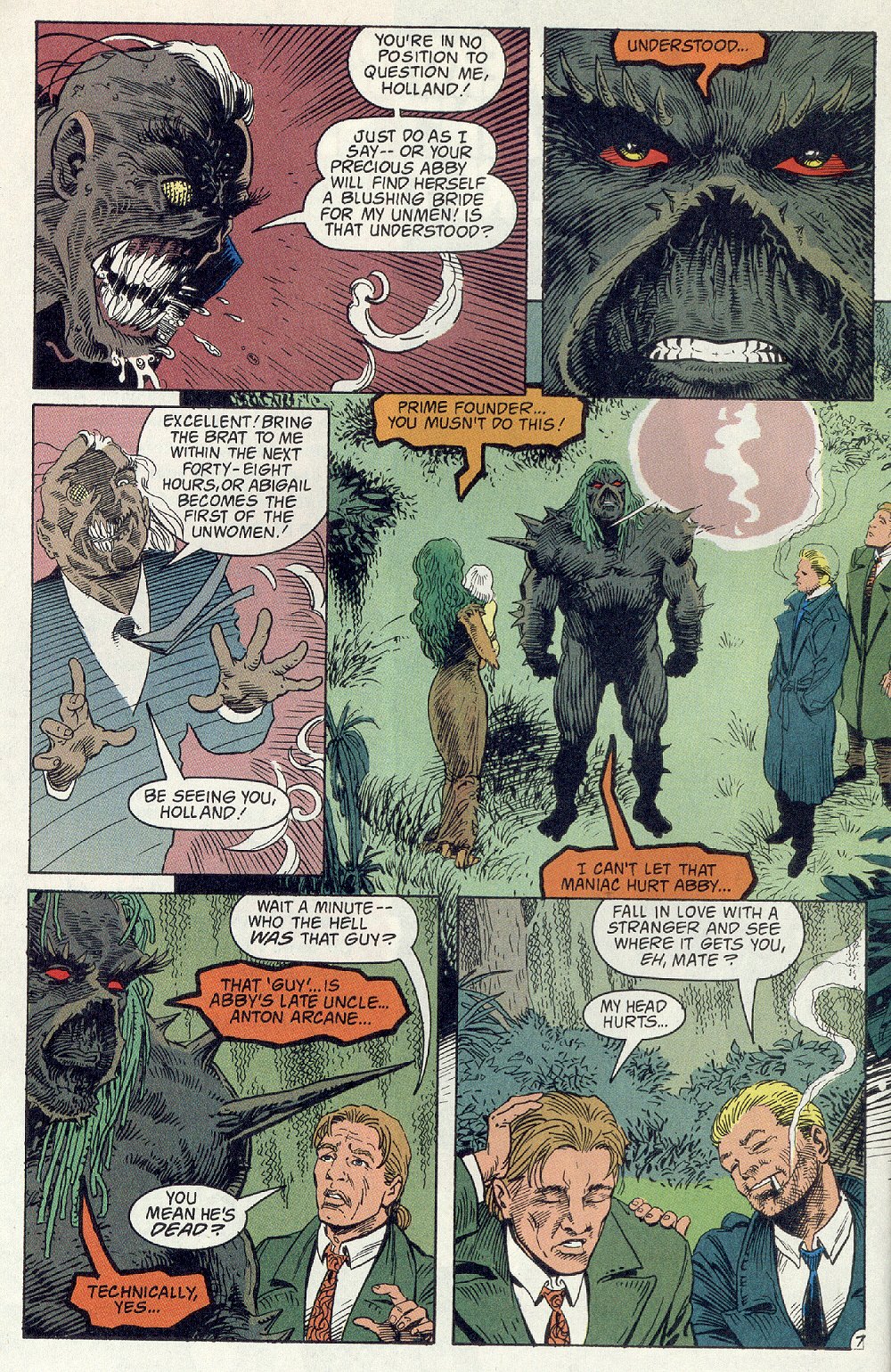 Read online Swamp Thing (1982) comic -  Issue #137 - 8