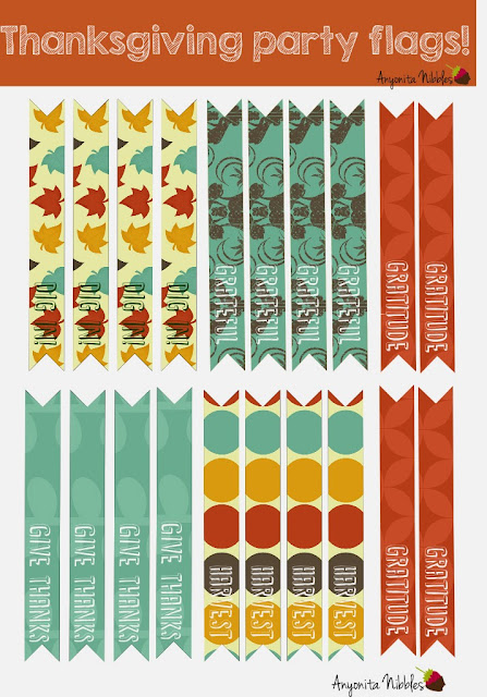 Free Thanksgiving Party Flag Printable from www.anyonita-nibbles.com