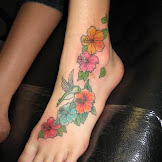 Foot Tattoo Design : 75 Cool Foot and Flip Flop Tattoos / A floral design is a great foot tattoo idea as it perfectly conveys the femininity of the wearer.