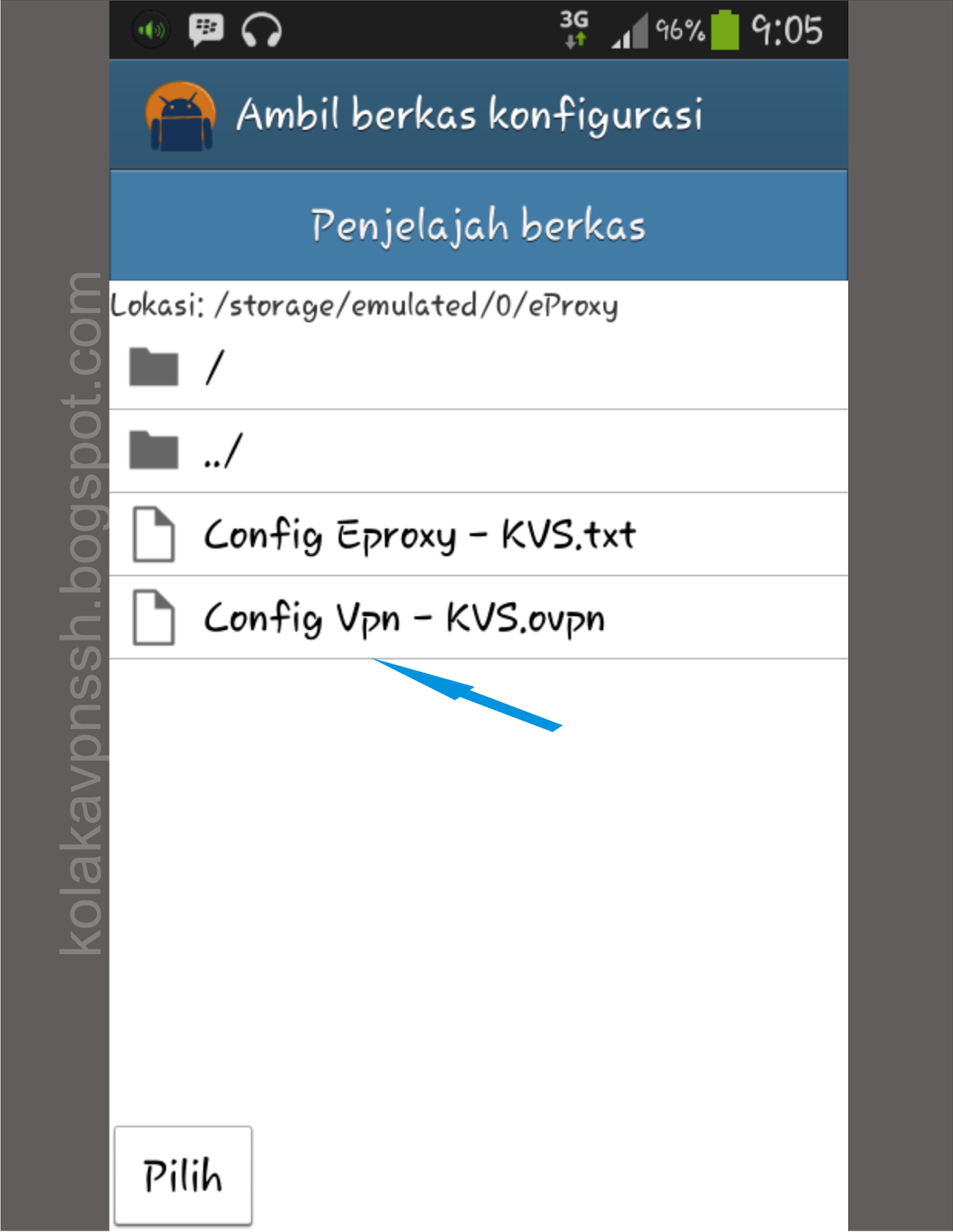 Cara Connect OpenVPN Android Dengan Eproxy - KOLAKA VPN SSH