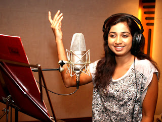 Singer Shreya Ghoshal dubs song for the movie 'Saali Khushi' 