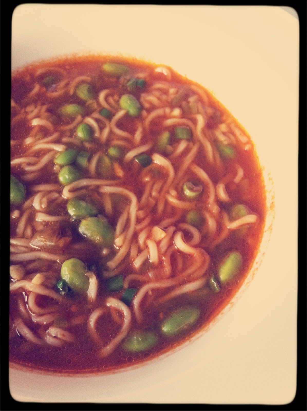 the gd kitchen ramen noodle soup with edamame