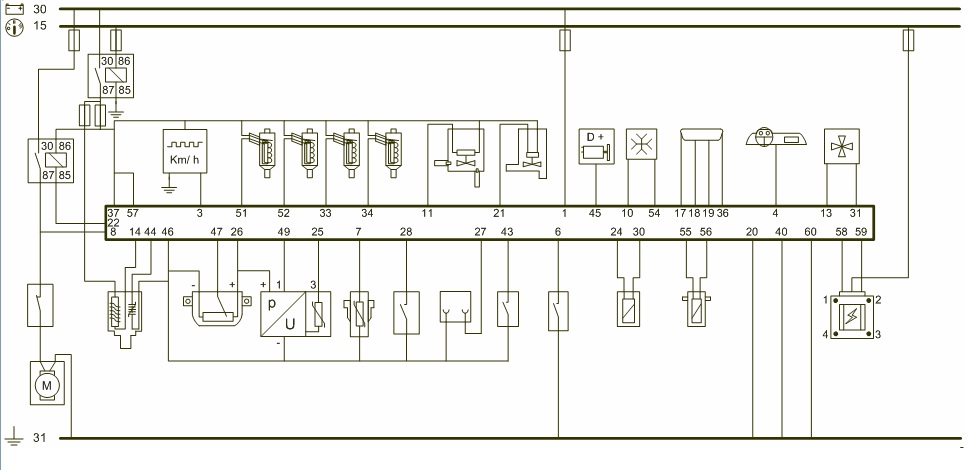 informacion de motores gratis: sistema electrico ford fiesta 1,3i 96 - 2001