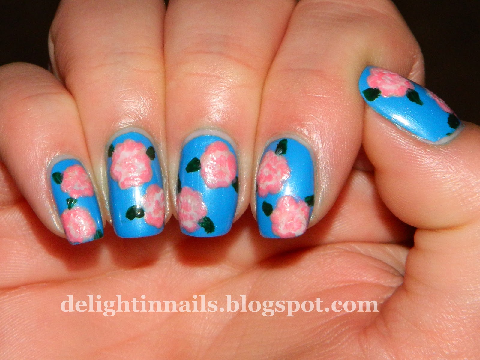 Delight In Nails 30 Day Flower Challenge Day 5 Carnation