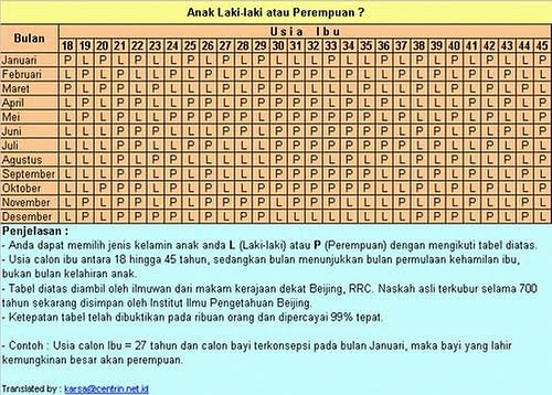 katak dalam tempurung: Ingin Bayi Laki-laki atau Perempuan