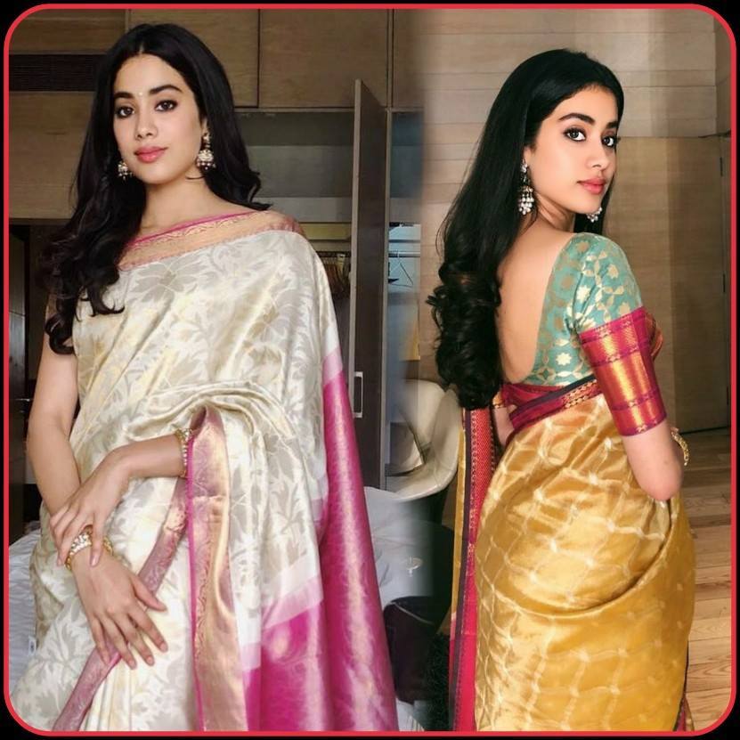 Janhvi Kapoor Traditional Saree - Saree Blouse Patterns