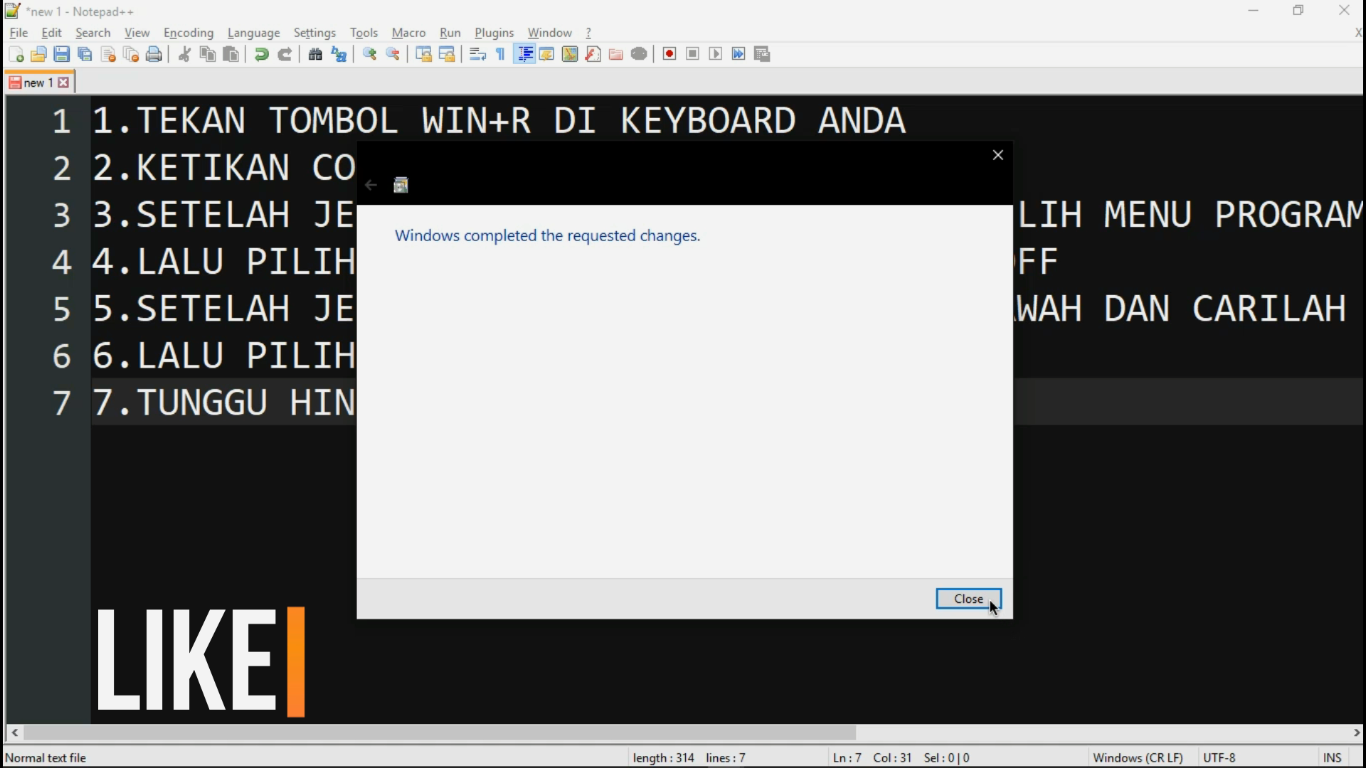Cmd закрыть окно