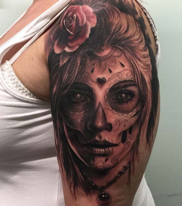 Tattoos Design Ideas 34 Best Day Of The Dead Tattoo Designs Idea