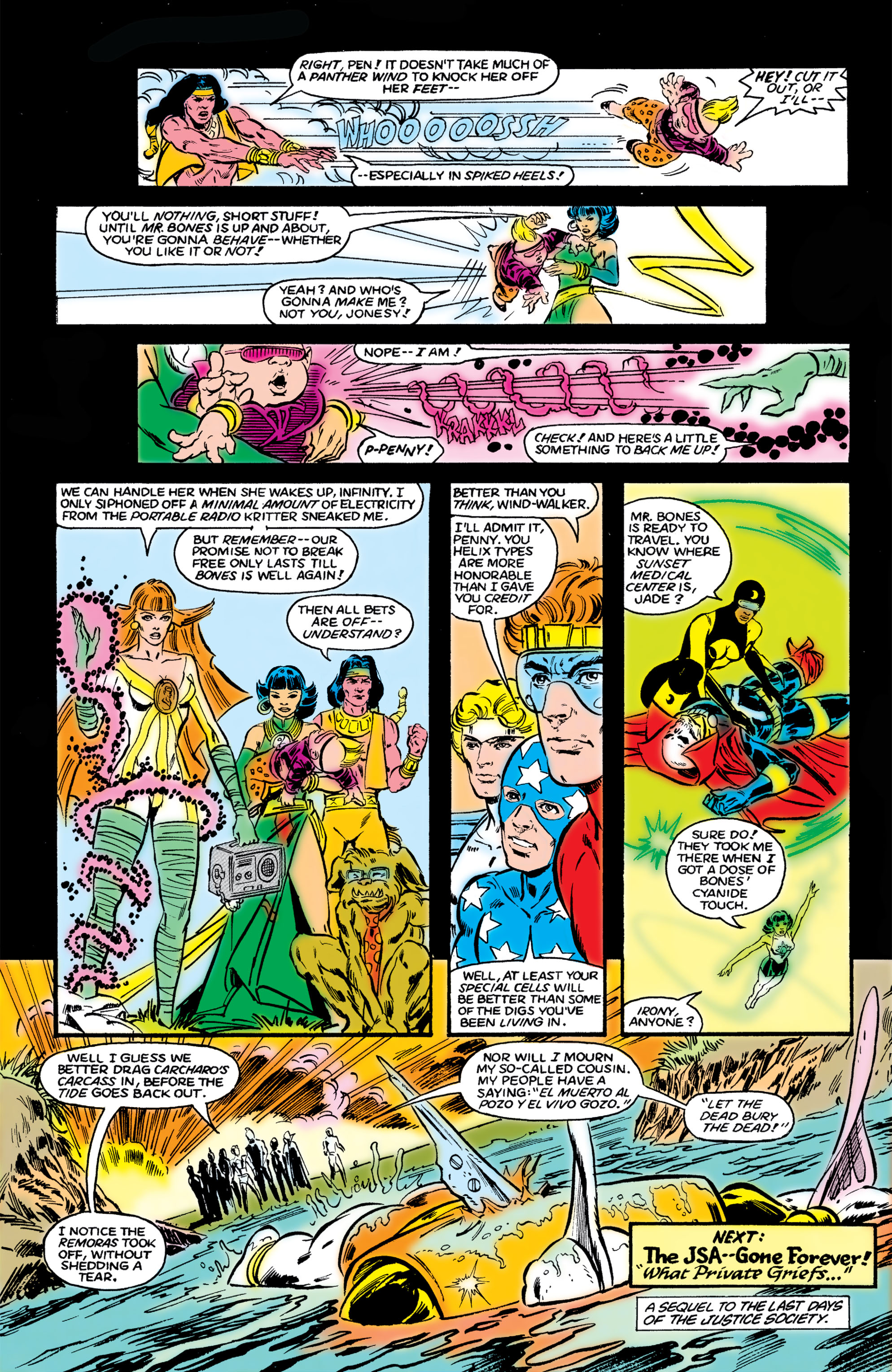 Read online Infinity Inc. (1984) comic -  Issue #29 - 29