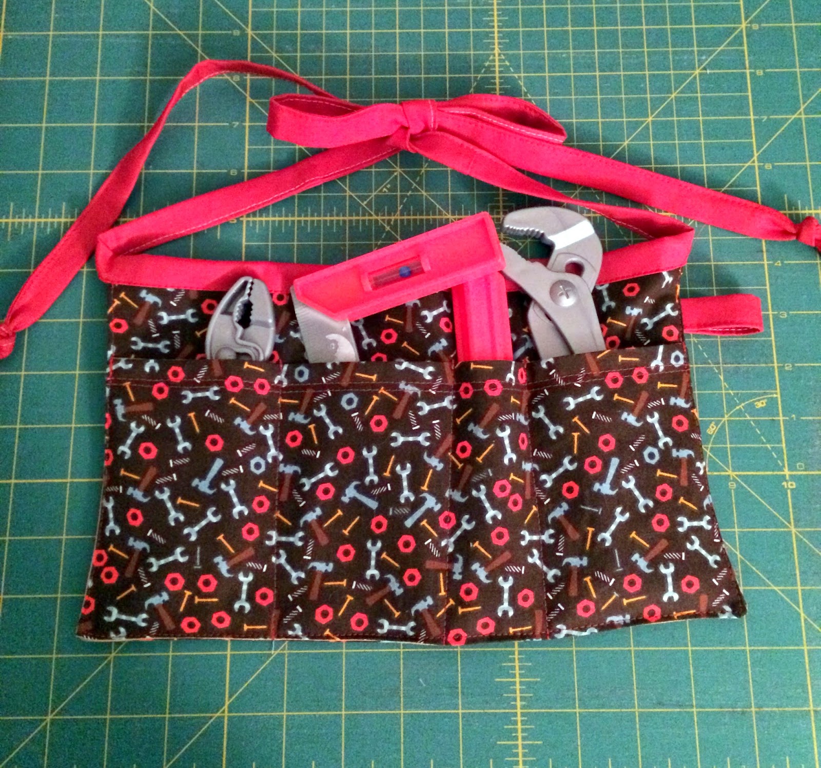 Sewing With Squeak Toddler Tool Belt
