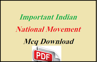 Modern Indian History Mcq With Answers