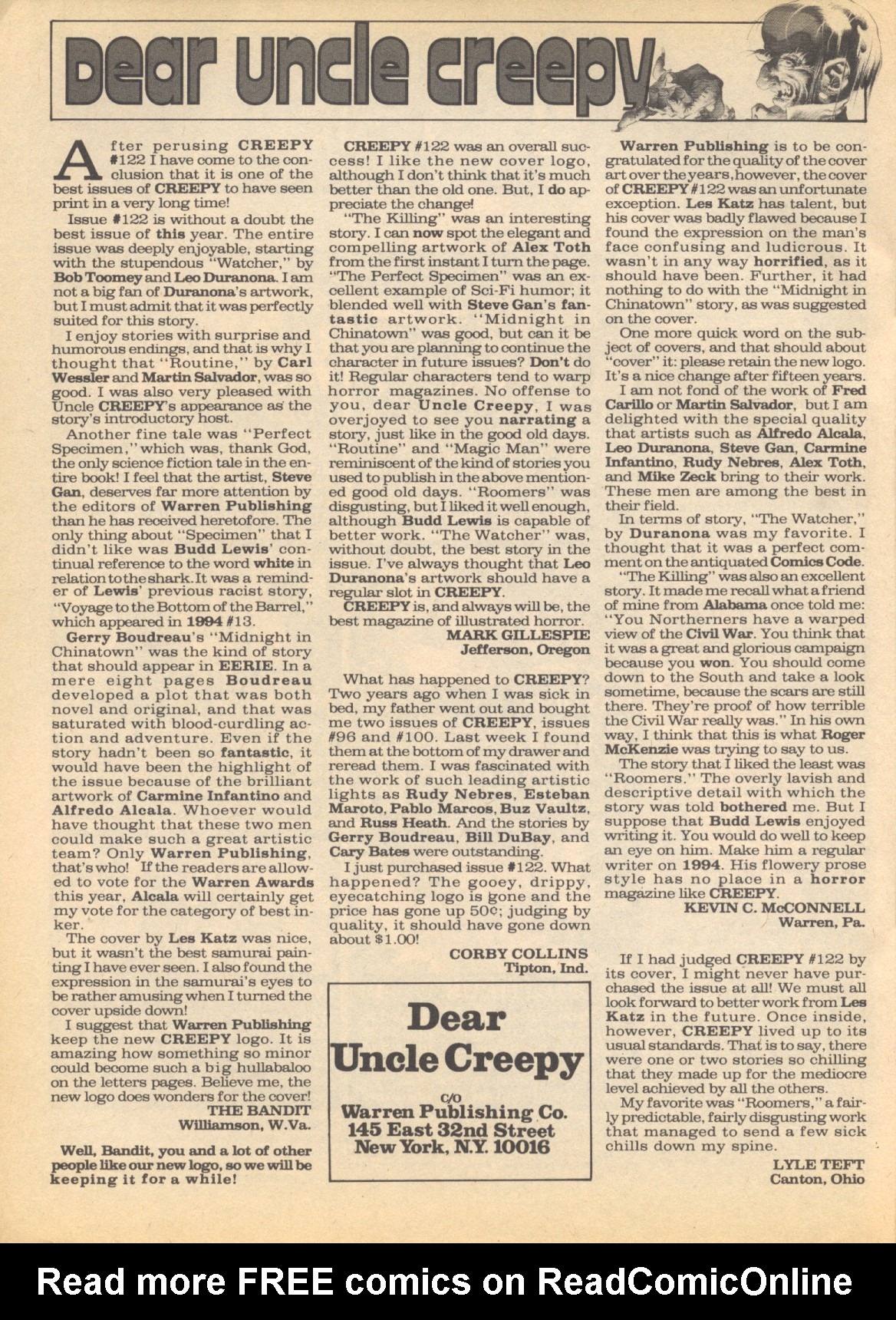 Read online Creepy (1964) comic -  Issue #124 - 4