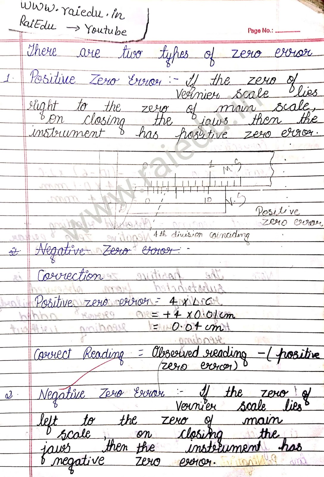length Measurement and vernier caliper