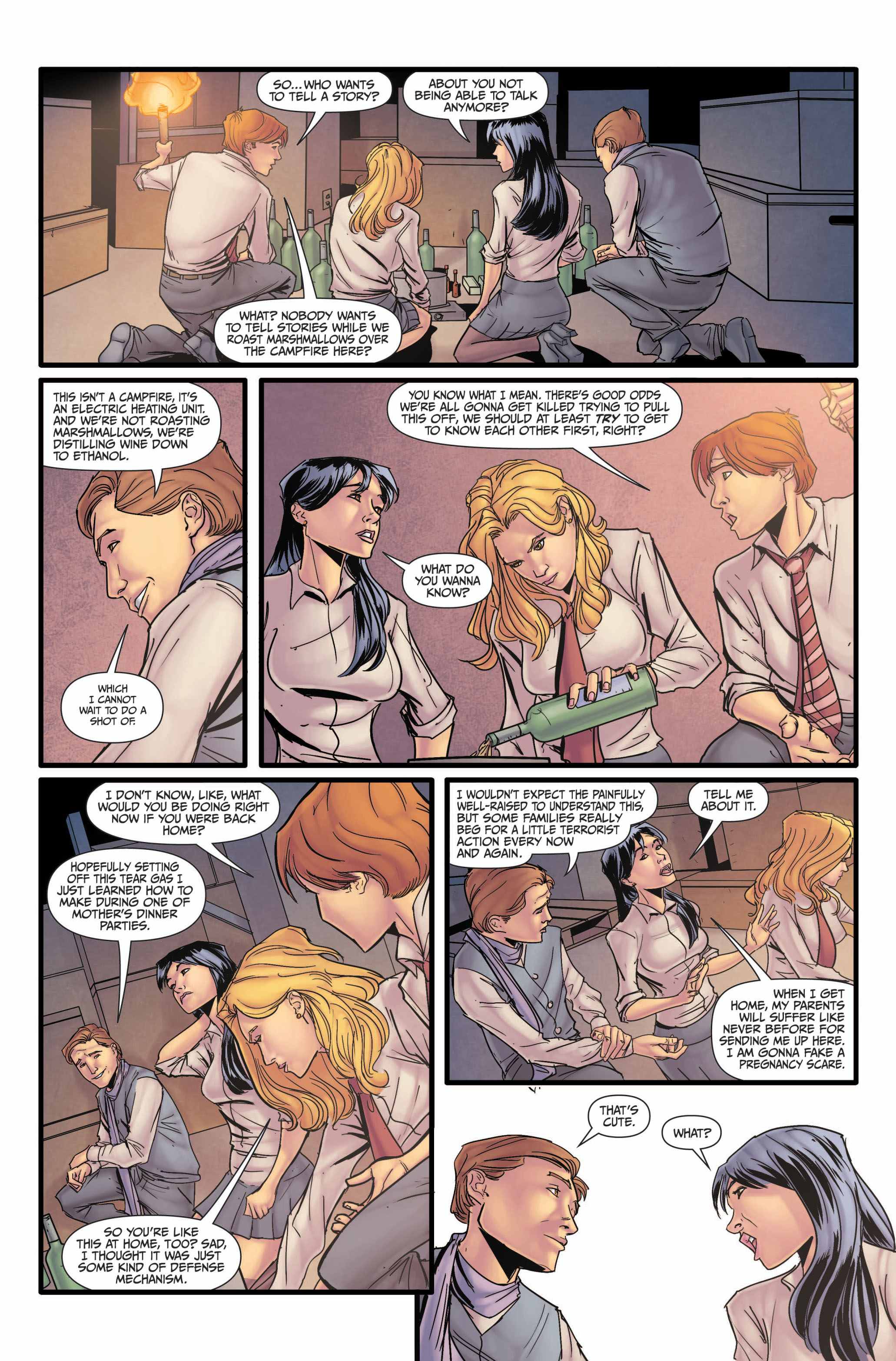 Read online Morning Glories comic -  Issue #4 - 22