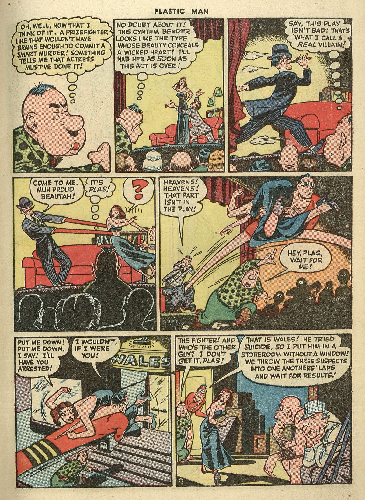 Read online Plastic Man (1943) comic -  Issue #3 - 11