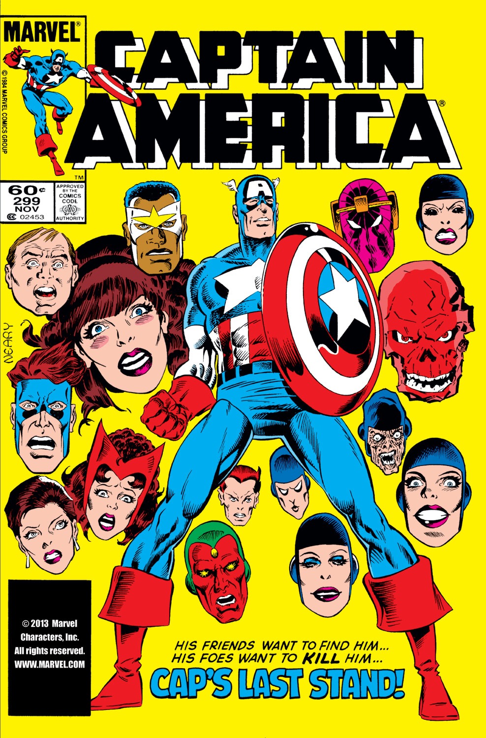 Read online Captain America (1968) comic - Issue #299 - 1