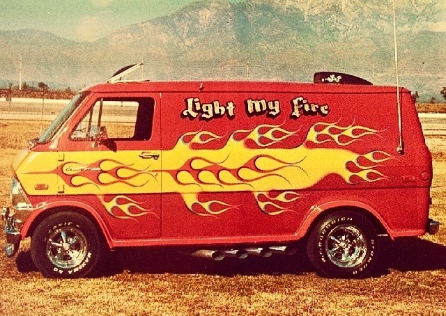 vans hot rod flame