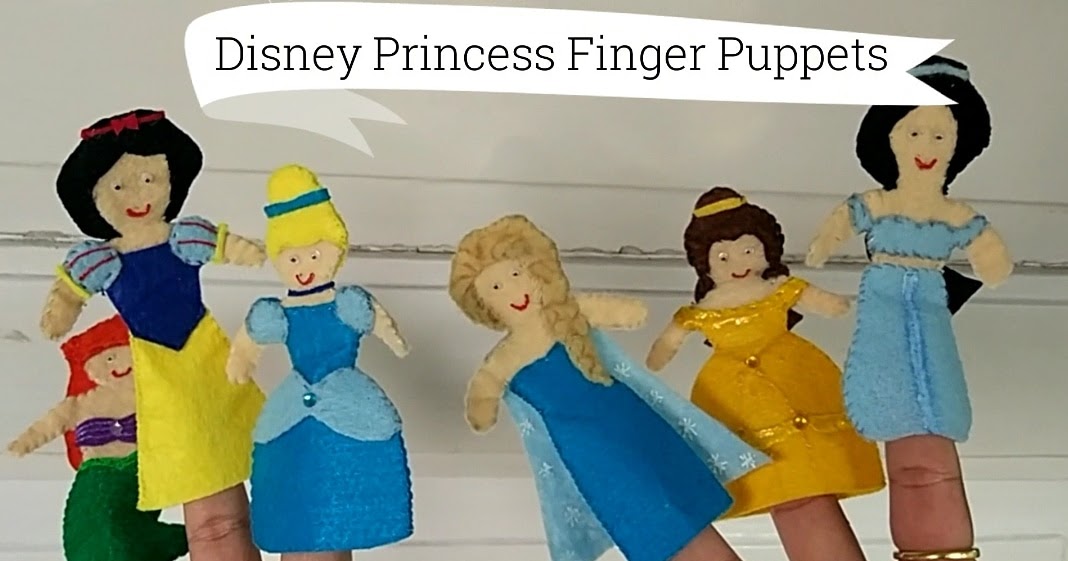 Artsy Audiologist Disney Princess Finger Puppets (Templates included