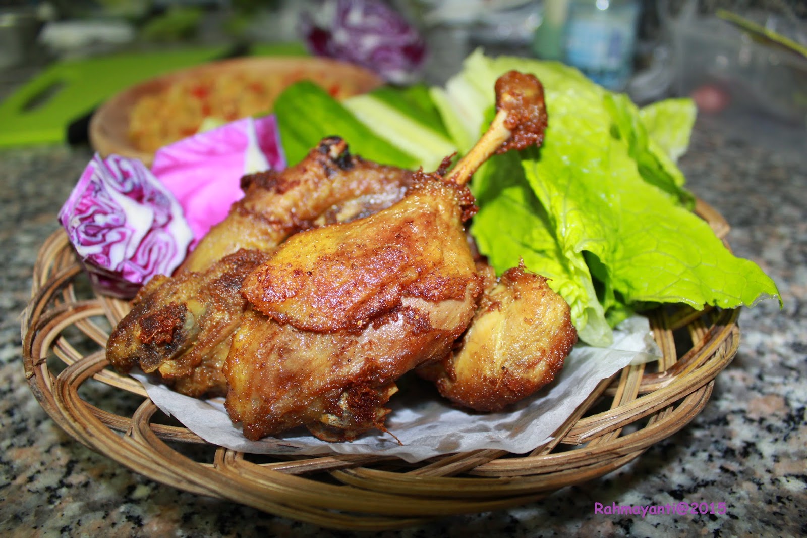 Bunda MAHE's Kitchen: Bebek Goreng Sambal Mangga