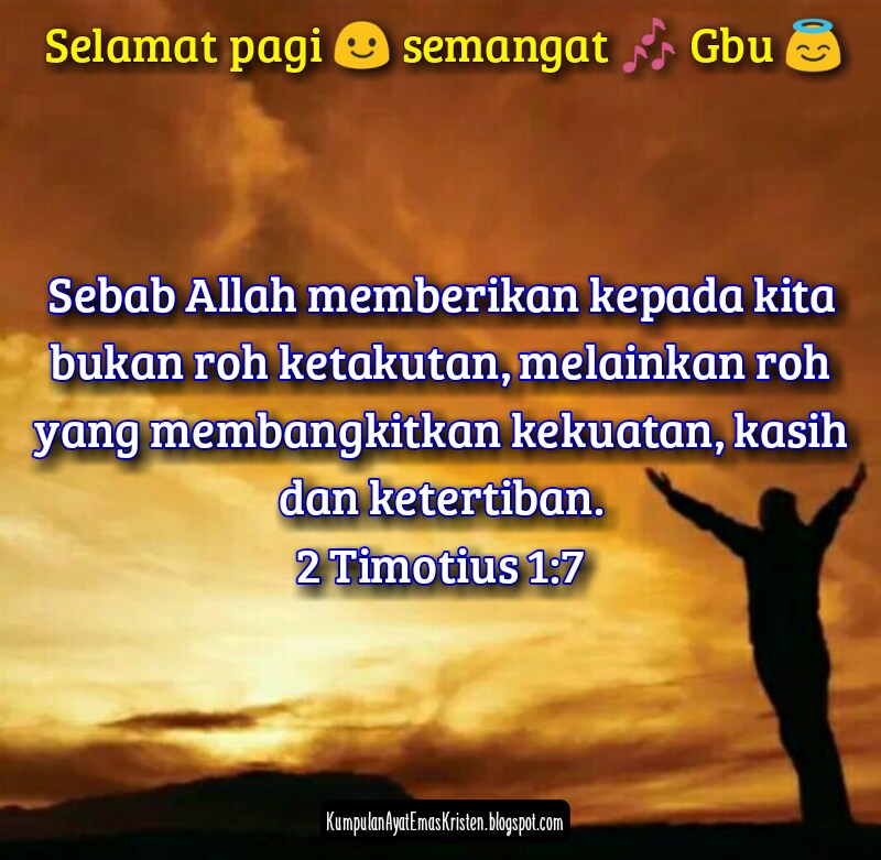 Gambar Ucapan Selamat Pagi Ayat Alkitab artikelkuc