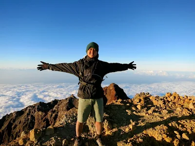 Puncak Gunung Rinjani 3726 meter