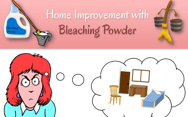 Image: Home Improvement with Bleaching Powder #infographic