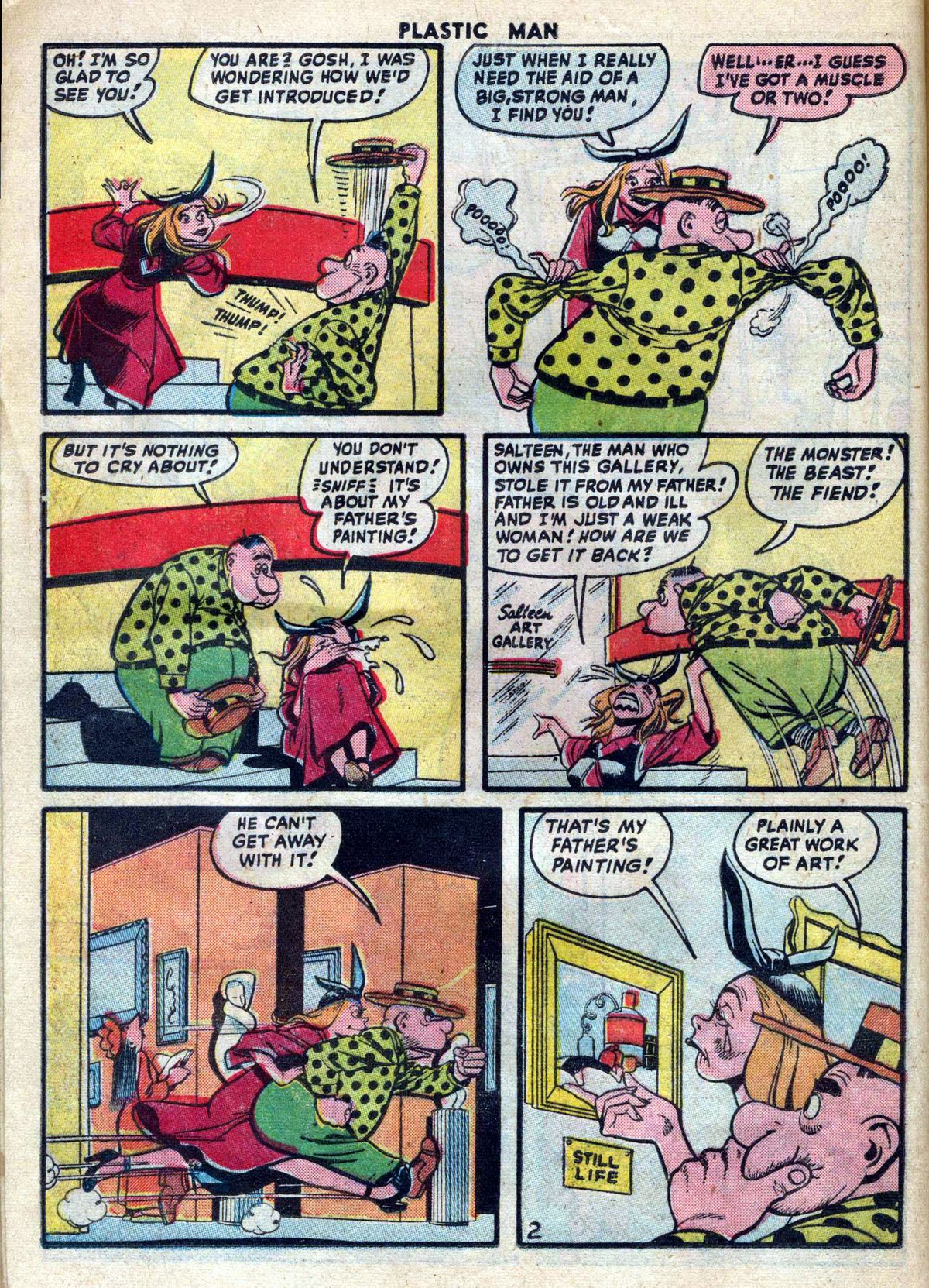 Read online Plastic Man (1943) comic -  Issue #17 - 16