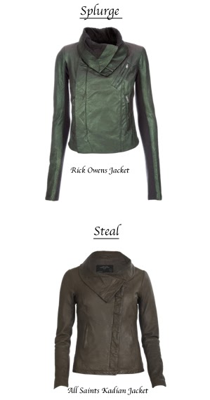 Cookies & Candies: Splurge Vs Steal: Rick Owens Leather Jacket