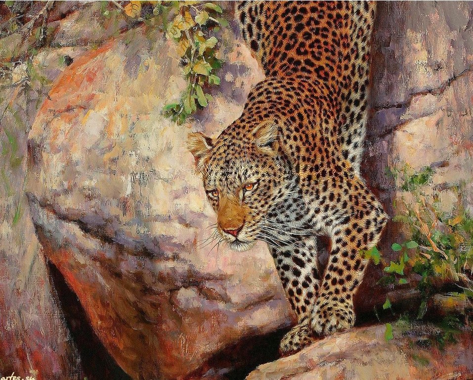 pinturas-de-tigres-en-paisajes