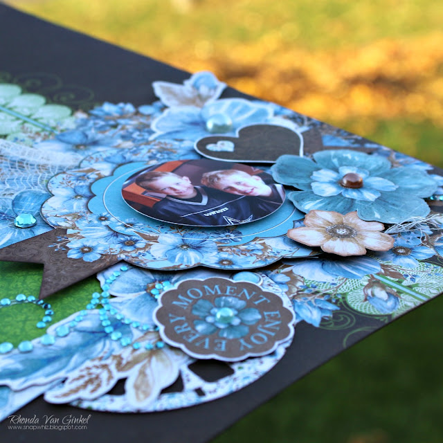 BoBunny Penelope Masculine Layout designed by Rhonda Van Ginkel BoBunny Penelope Masculine Layout designed by Rhonda Van Ginkel