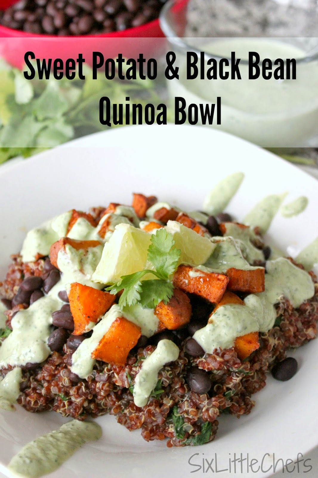 Six Little Chefs Sweet Potato & Black Bean Quinoa Bowl